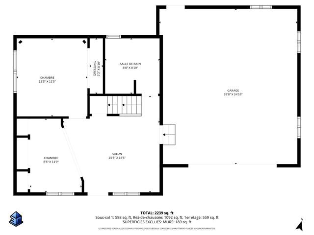 Plan du rez-de-chauss