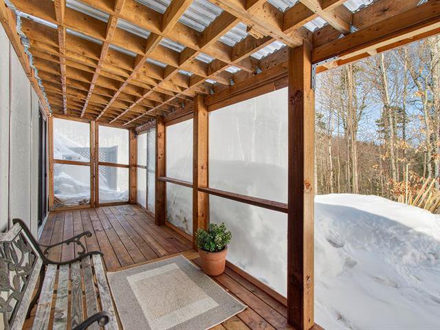 Patio : porch outside garden entrance to basement