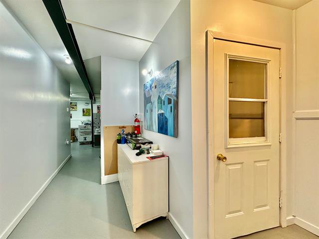 Section rez de jardin de la Maison