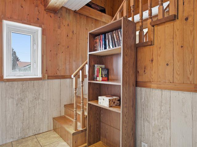 Staircase leading to the second floor