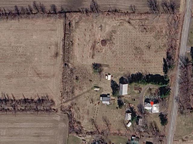 View : Partial bird flight of buildings without the land.
