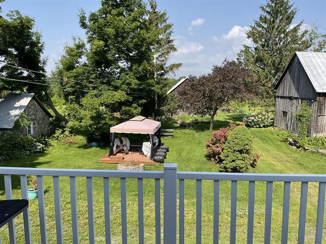 View : from the master bedroom balcony on the backyard