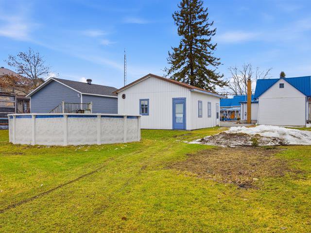 The pool is on the neighboring lot.